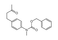 benzyl N-methyl-N-[4-(3-oxobutyl)phenyl]carbamate Structure
