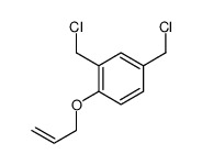 2,4-bis(chloromethyl)-1-prop-2-enoxybenzene Structure