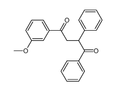 4-m-Methoxyphenyl-1,2-diphenylbutane-1,4-dione Structure