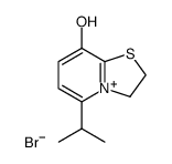 8-hydroxy-5-isopropyl-2,3-dihydro-thiazolo[3,2-a]pyridinylium, bromide结构式