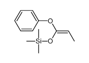 trimethyl(1-phenoxyprop-1-enoxy)silane Structure