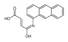 4-(anthracen-1-ylamino)-4-oxobut-2-enoic acid结构式