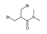 3-bromo-2-(bromomethyl)-N,N-dimethylpropanamide结构式