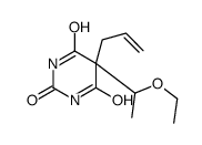 5-(1-ethoxyethyl)-5-prop-2-enyl-1,3-diazinane-2,4,6-trione结构式