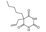 5-Allyl-5-pentyl-2,4,6(1H,3H,5H)-pyrimidinetrione结构式