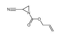 1-Aziridinecarboxylicacid,2-cyano-,2-propenylester(9CI) Structure