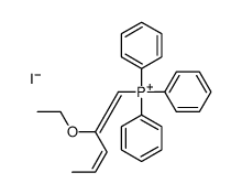 2-ethoxypenta-1,3-dienyl(triphenyl)phosphanium,iodide结构式