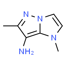 1H-Imidazo[1,2-b]pyrazol-7-amine,1,6-dimethyl-(9CI) structure