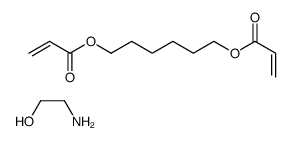 2-aminoethanol,6-prop-2-enoyloxyhexyl prop-2-enoate Structure