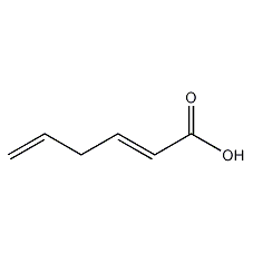 2,5-Hexadienoic acid Structure