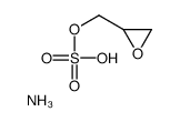 azanium,oxiran-2-ylmethyl sulfate Structure