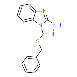 3-Benzylsulfanyl-9H-benzo[4,5]imidazo[2,1-c][1,2,4]triazole picture