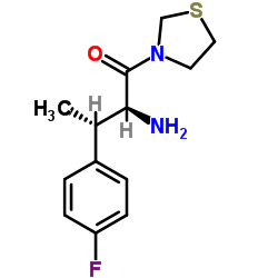 (2S,3S)-2-amino-3-(4-fluorophenyl)-1-(thiazolidin-3-yl)butan-1-one结构式