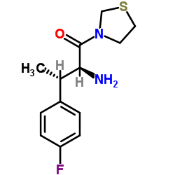 (2S,3S)-2-amino-3-(4-fluorophenyl)-1-(thiazolidin-3-yl)butan-1-one structure