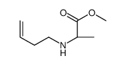 L-Alanine, N-3-butenyl-, methyl ester (9CI) Structure