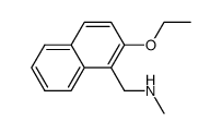 1-Naphthalenemethanamine,2-ethoxy-N-methyl-(9CI) structure