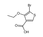 5-bromo-4-ethoxythiophene-3-carboxylic acid Structure