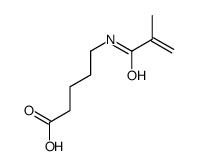 5-(2-methylprop-2-enoylamino)pentanoic acid Structure