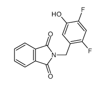 N-(2,4-difluoro-5-hydroxy-benzyl)-phthalimide Structure