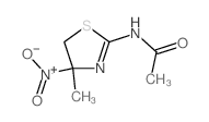 N-(4-methyl-4-nitro-5H-1,3-thiazol-2-yl)acetamide结构式