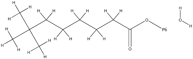 hydroxy(neodecanoato-O)lead Structure
