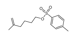 5-Methylhex-5-enyl toluene-p-sulfonate Structure