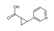 (1S,2S)-2-(3-Pyridinyl)cyclopropanecarboxylic acid结构式