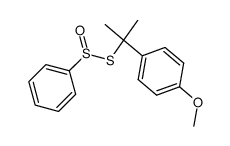 1-(p-Anisyl)-1-methylethyl benzenethiosulfinate Structure
