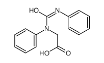 2-(1,3-Diphenylureido)acetic acid Structure