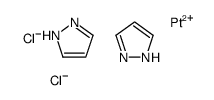 platinum(2+),1H-pyrazole,dichloride结构式