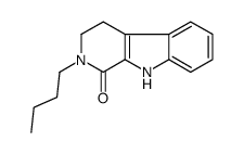2-butyl-4,9-dihydro-3H-pyrido[3,4-b]indol-1-one结构式