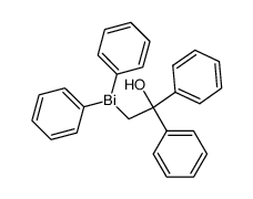 2-(diphenylbismutino)-1,1-diphenylethanol结构式