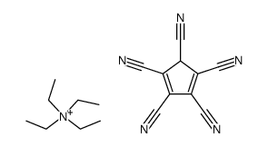 tetraethylammonium pentacyanocyclopentadienide Structure