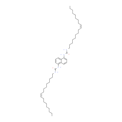 (Z,Z)-N,N''-naphthalene-1,5-diylbis[N'-octadec-9-enylurea]结构式