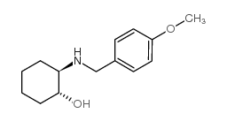 反式-2-(4-甲氧基-苄氨基)-环己醇结构式