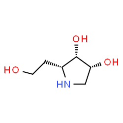 3,4-Pyrrolidinediol,2-(2-hydroxyethyl)-,[2R-(2alpha,3alpha,4alpha)]-(9CI)结构式