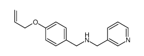 1-[4-(Allyloxy)phenyl]-N-(3-pyridinylmethyl)methanamine Structure