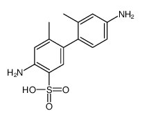 4,4'-diamino-2',6-dimethyl[1,1'-biphenyl]-3-sulphonic acid Structure