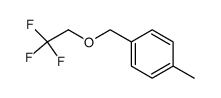 (4-Methylbenzyl)-(2,2,2-trifluorethyl)-ether Structure