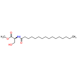 N-palMitoyl L-serine Methyl ester structure