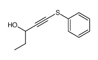 1-(Phenylthio)pent-1-yn-3-ol Structure