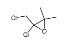 2-Chlor-2-chlormethyl-3,3-dimethyloxiran结构式