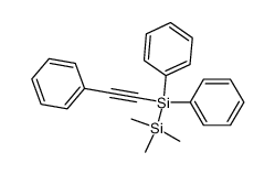 1-phenylethynyl-1,1-diphenyltrimethyldisilane Structure