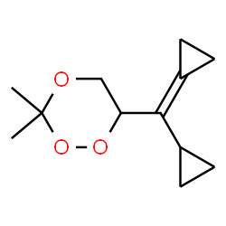 1,2,4-Trioxane,6-(cyclopropylcyclopropylidenemethyl)-3,3-dimethyl-(9CI) Structure