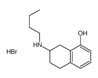7-(butylamino)-5,6,7,8-tetrahydronaphthalen-1-ol,hydrobromide Structure