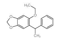 6-ethoxy-5-(1-phenylethyl)benzo[1,3]dioxole结构式