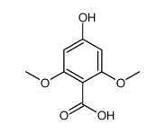 4-hydroxy-2,6-dimethoxybenzoic acid结构式