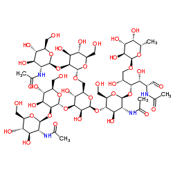 NGA2F GLYCAN结构式