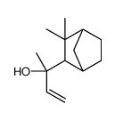 alpha,3,3-trimethyl-alpha-vinylbicyclo[2.2.1]heptane-2-methanol structure
