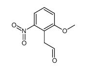 2-(2-methoxy-6-nitrophenyl)acetaldehyde Structure